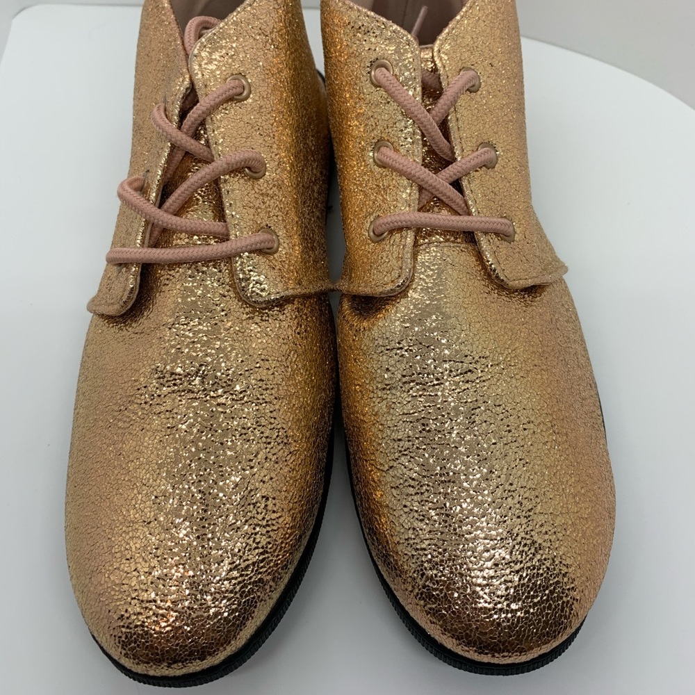 Rose gold festival sneaker / booties by rogue